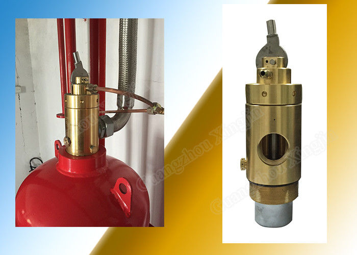 Válvula do recipiente do cilindro do dióxido de carbono para o sistema Fm200 extinguindo