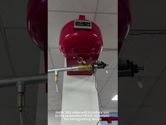 Dispositivo de extinção de incêndio por gás suspenso