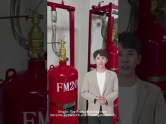 Tipo de gabinete de extinção de incêndio de heptafluoropropano industrial Fm200