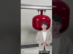 Sistema de supressão de incêndio gasoso de 10 a 1000 kg de capacidade FM200