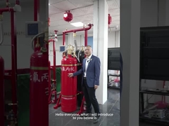 Sistema de supressão de incêndio a pistão FM200 de alta segurança